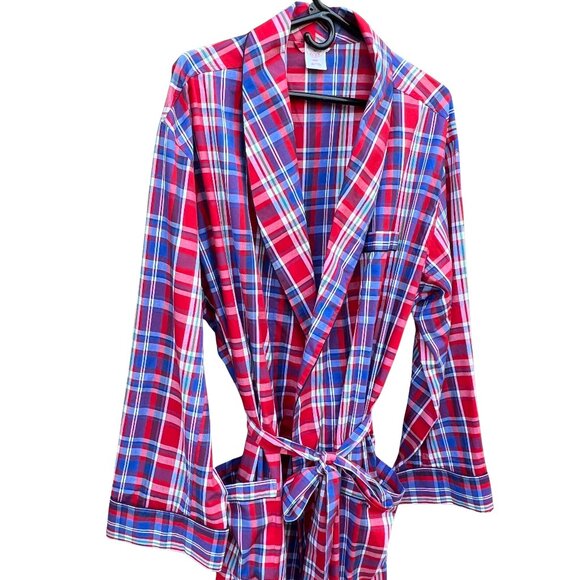 Brooks Brothers Lightweight Madras Cotton Robe 🎉2X Host Pick 🎉 - Picture 3 of 12